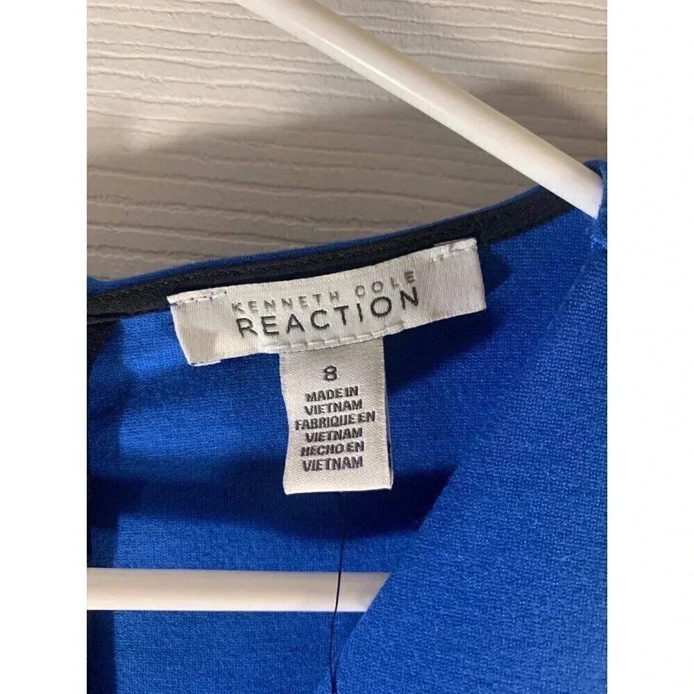 New With Tags Kenneth Cole Dusk Blue Theophania Dress Size 8 MSRP $98.00 - Picture 5 of 6
